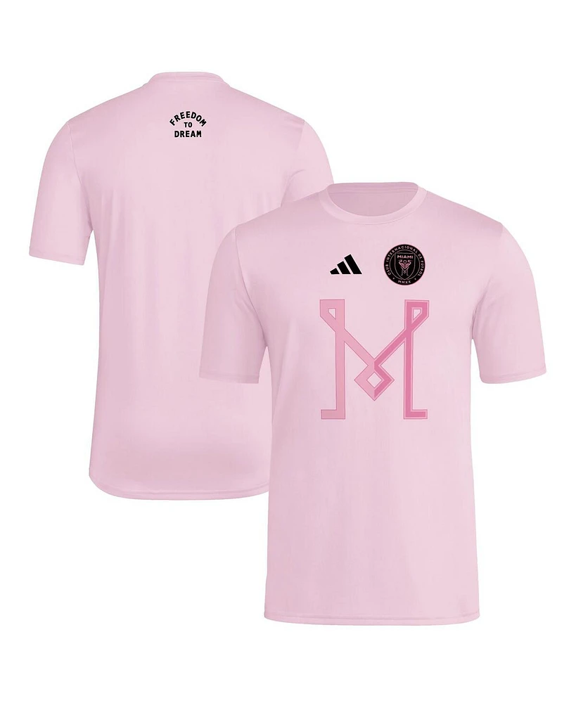 Adidas Men's Pink Inter Miami Cf 2025 Jersey Hook Aeroready T-Shirt