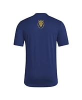 Adidas Men's Navy Real Salt Lake 2025 Jersey Hook Aeroready T-Shirt