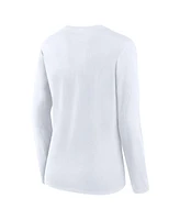 Fanatics Women's White Golden State Warriors Long Sleeve T-Shirt
