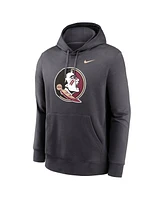 Nike Men's Anthracite Florida State Seminoles Primetime Club Fleece Pullover Hoodie
