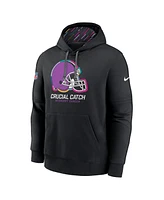 Nike Men's Black Cleveland Browns 2024 Nfl Crucial Catch Club Pullover Hoodie