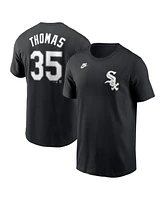 Nike Men's Frank Thomas Black Chicago White Sox Cooperstown Collection Fuse Name Number T-Shirt