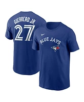 Nike Men's Vladimir Guerrero Jr. Royal Toronto Blue Jays Fuse Name Number T-Shirt