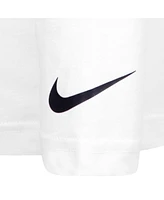 Nike 3BRAND by Russell Wilson Preschool 2-Piece White/Gray Wordmark 2. 0 Fleece Long Sleeve T-Shirt and Sweatpants Set
