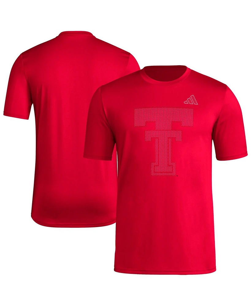 Adidas Men's Red Texas Tech Raiders Locker Local Impression T-Shirt