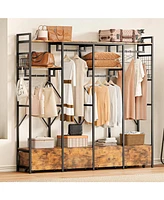 Garment Racks and Storage Shelves, Heavy Duty Clothes Rack