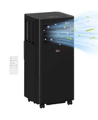 Homcom 10000 Btu Window Portable Air Conditioner with Timer On/Off,