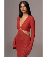 Jluxlabel Women's Blossom Haven Maxi Dress