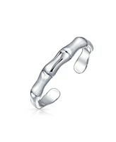 Bling Jewelry Punk Rocker Caribbean Pirate Skeleton Bones Midi Toe Rings Oxidized .925 Silver Sterling Adjustable