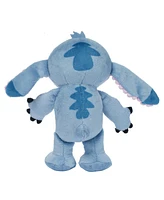Lambs & Ivy Baby Disney Stitch Bamboo Muslin Swaddle Blanket & Plush Toy Gift Set