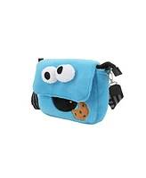 Sesame Street Cookie Monster 26 Cm Plush Women's Crossbody Bag