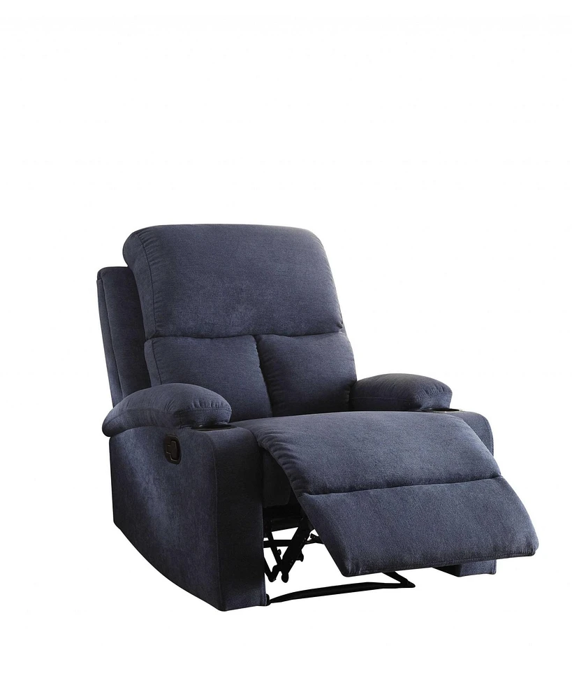 Modern Linen Upholstered Recliner for Home or Office Use