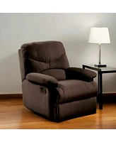 35" Chocolate Microfiber Recliner