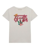 Guess Big Girls Short Sleeve Logo T-Shirt