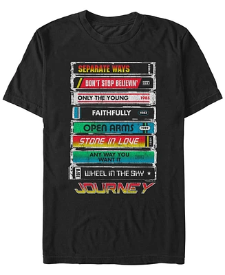 Fifth Sun Men's Tape Deck Hits Short Sleeve T-Shirt