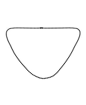 Bling Jewelry Thin Minimalist 1.5MM Yellow Gold Plated Stainless Steel Celestial Curb link with Tiny Stationary Ball Saturn Chain Necklace 16 18 20 In
