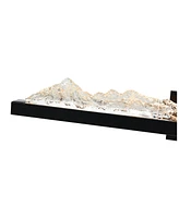 Cwi Lighting 5" Metal Himalayas Integrated Led Vanity Light