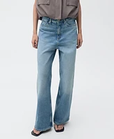 Mango Women's High-Rise Balloon Jeans