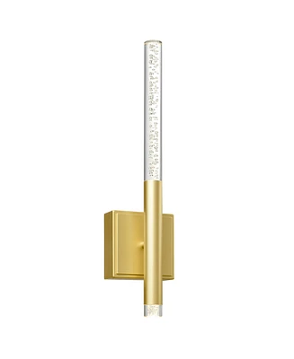 Cwi Lighting 4.3" Metal Dragonswatch Integrated Led Wall Light
