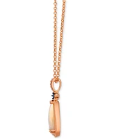 Le Vian Neopolitan Opal (1 ct. t.w.), Blueberry Sapphire & Nude Diamond Pendant Necklace in 14k Rose Gold, 19"
