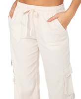 Roxy Juniors' Lagoon Tie-Waist Pull-On Cargo Pants