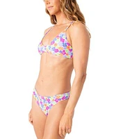 Roxy Juniors California Dreaming Reversible Bikini Top Hipster Bottoms