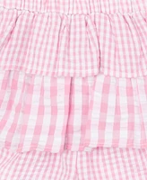 Rare Editions Baby Girls 2-Piece Puff Sleeves and Seersucker Short Set