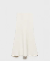Mango Women's Flared Knitted Skirt