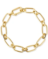 Le Vian Chocolate Diamond (1/3 ct. t.w.) & Nude Diamond (1/4 ct. t.w.) Link Bracelet in 14k Yellow Gold