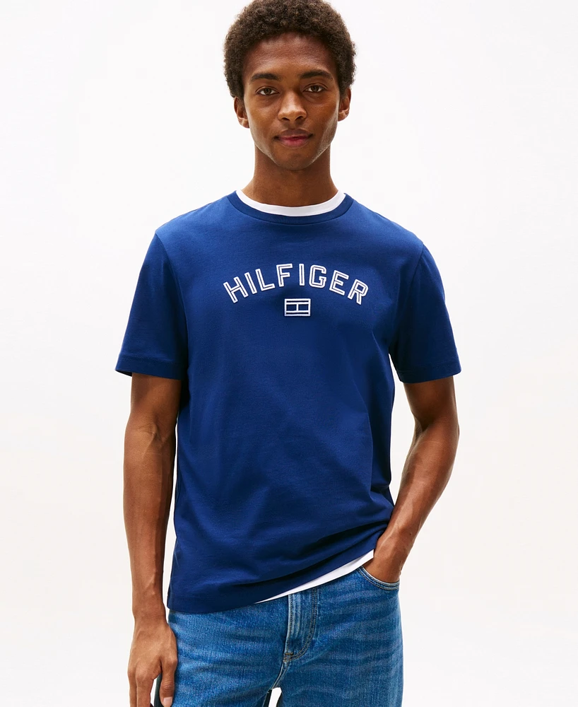 Tommy Hilfiger Men's Flocked Logo T-Shirt