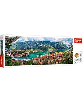 Trefl Red 500 Piece Panorama Puzzle - Kotor, Montenegro