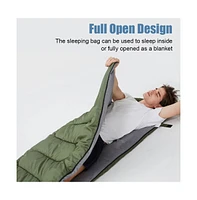 Sleeping Bags Adults Backpacking Lightweight Waterproof Cold Weather Bag Blue
