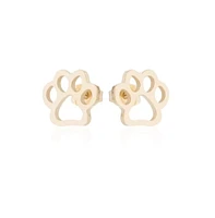 CharmedPaw Paw Print Stud Earrings