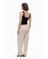 Nocturne Women's Slit Detailed Pants