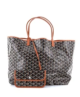 Pre-Owned Goyard Gm Saint Louis Tote Printed Coated Canvas