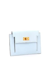 Pre-Owned Hermes Kelly Pocket Compact Wallet Chevre Mysore