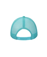 Chill Beach Vibes White & Aqua Foam Trucker Hat