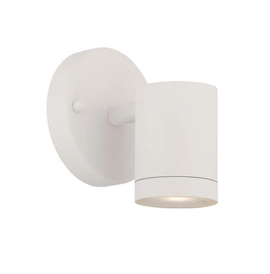 White Led One Light Outdoor Can Shape Wall Sconce