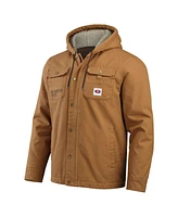 Fanatics Men's Darius Rucker Collection by Tan San Francisco 49ers Canvas Full-Zip Hoodie Jacket