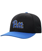 Top of the World Men's Black Pitt Panthers Reflex Fitted Hat