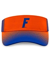 Top of the World Men's Orange/Royal Florida Gators Two-Tone Adjustable Visor Hat