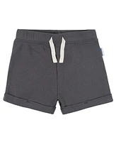 Gerber Baby Boys 2-Pack Bodysuit and Shorts Set, Dark Grey, 0-3 Months