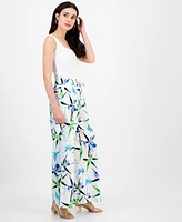 I.n.c. International Concepts Petite High-Rise Wide-Leg Pants, Exclusively at Macy's