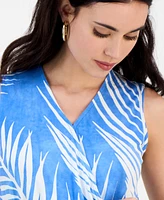 I.n.c. International Concepts Petite Printed Tie-Waist Jumpsuit, Exclusively at Macy's