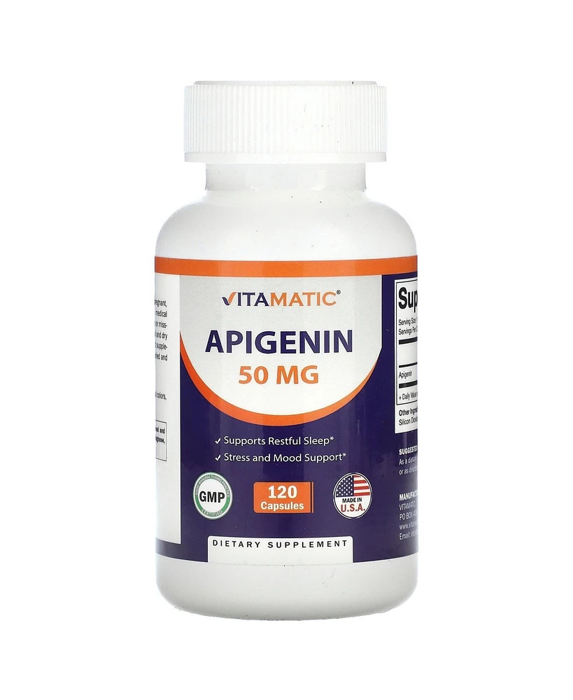Vitamatic Apigenin 50mg 120 Vegetarian Capsules