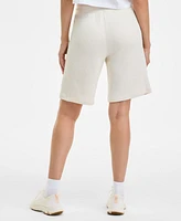 Id Ideology Women's Cotton-Blend Pull-On Bermuda Shorts, Exclusively at Macy's