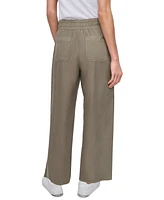 Dkny Jeans Petite Pull-On Wide-Leg Pants