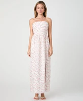 French Connection Women's Nomi Cotton Strapless Dress