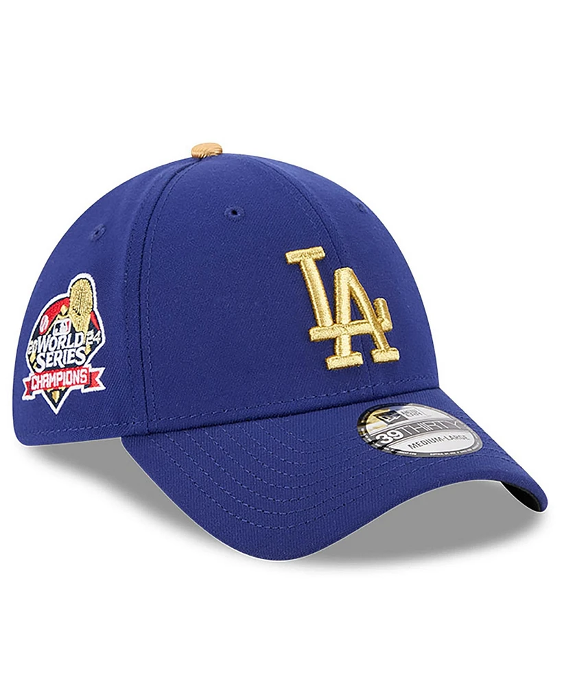 New Era Men's Royal Los Angeles Dodgers 2025 Gold Collection 39THIRTY Flex Hat