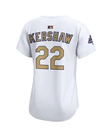 Nike Women's Clayton Kershaw White Los Angeles Dodgers 2025 Gold Collection Limited Jersey